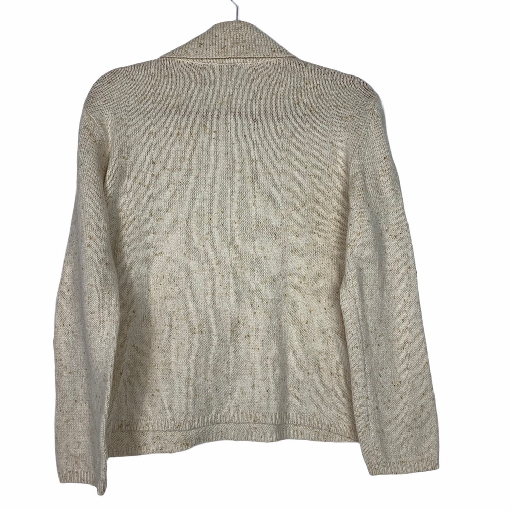 J Jill Cowl Knit Speckled Cream Pullover Sweater - Picture 6 of 6